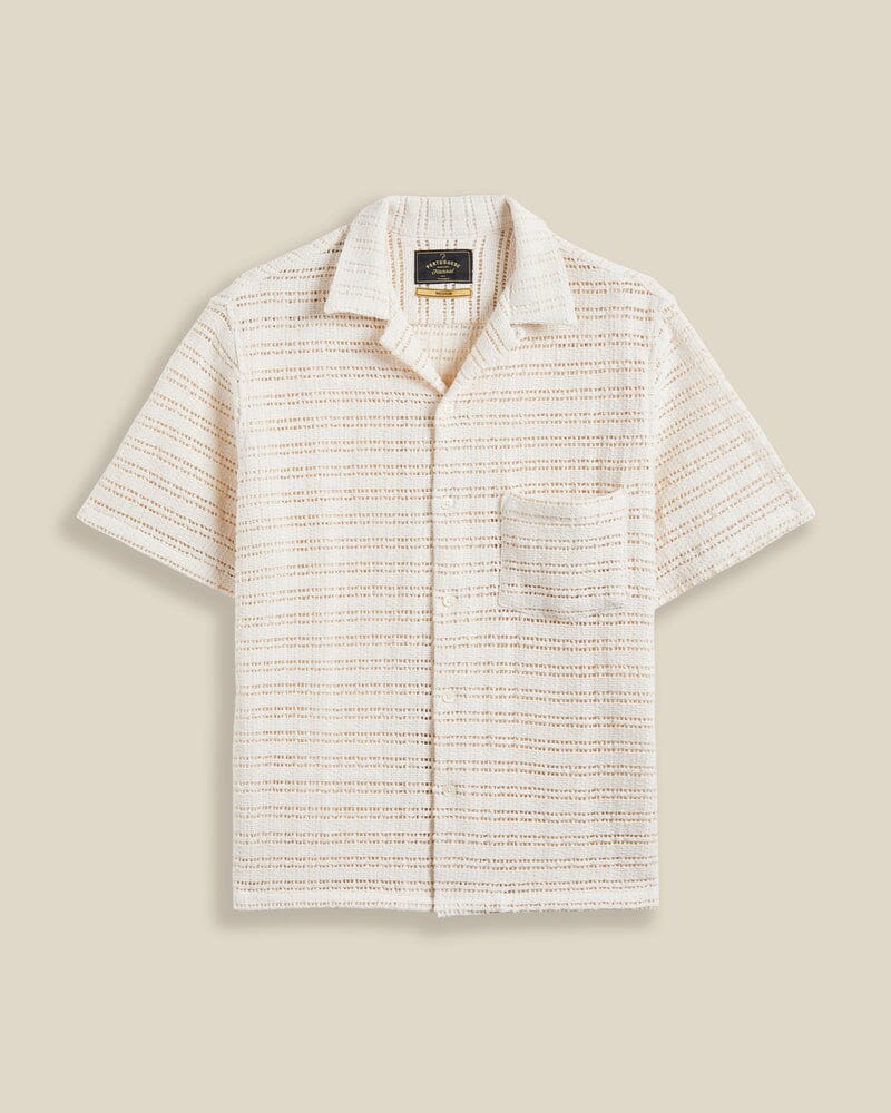 Portuguese Flannel - Drove Knit Shirt - Cream Hemden Portuguese Flannel