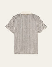 Laden Sie das Bild in den Galerie-Viewer, Les Deux - Easton Knitted SS Shirt - Ivory/Black Hemden Les Deux
