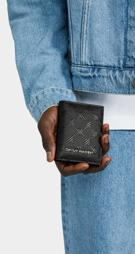Daily Paper - Black Kidis Monogram Wallet Accessoires Daily Paper