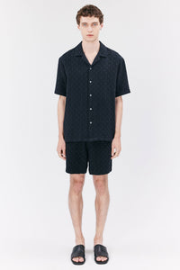 Elvine - Favian Shirt - Dark Navy Hemden Elvine