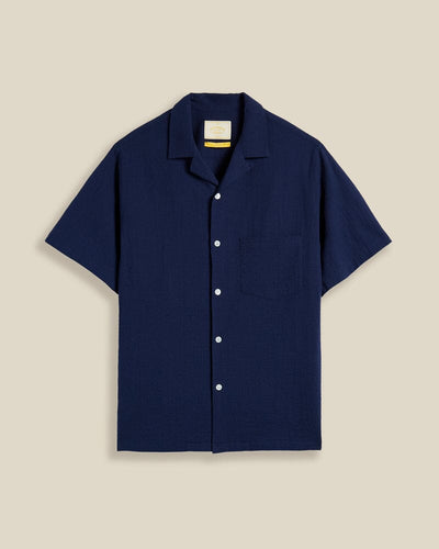 Portuguese Flannel - Flamé Shirt - Navy Hemden Portuguese Flannel