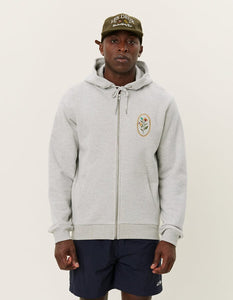 Les Deux - Geoffroy Zipper Hoodie - Snow Melange Sweatshirts Les Deux