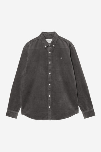 Carhartt - L/S Madison Cord Shirt - Graphite Hemden Carhartt WIP