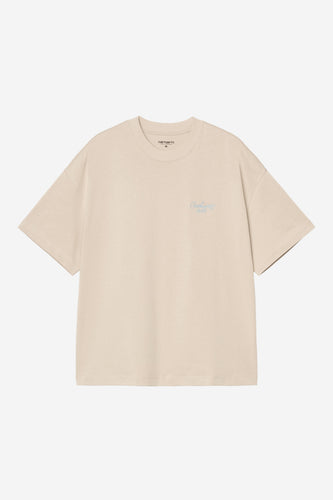 Carhartt WIP - S/S Signature Script T-Shirt - Fleur De Sel T-Shirts Carhartt WIP