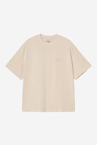 Carhartt WIP - S/S Signature Script T-Shirt - Fleur De Sel T-Shirts Carhartt WIP