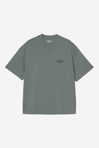 Carhartt WIP - S/S Signature Script T-Shirt - Silver Pine T-Shirts Carhartt WIP