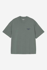Carhartt WIP - S/S Signature Script T-Shirt - Silver Pine T-Shirts Carhartt WIP