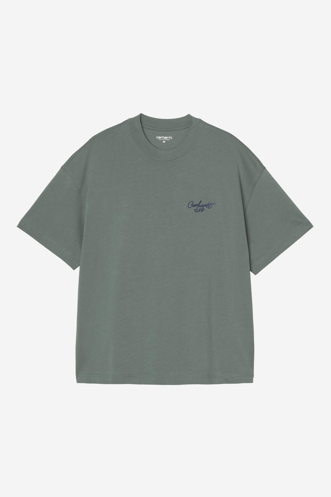 Carhartt WIP - S/S Signature Script T-Shirt - Silver Pine T-Shirts Carhartt WIP
