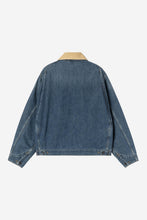 Laden Sie das Bild in den Galerie-Viewer, Carhartt WIP - OG Detroit Jacket - Blue / Dusty H Brown, Old used wash Jacken Carhartt WIP
