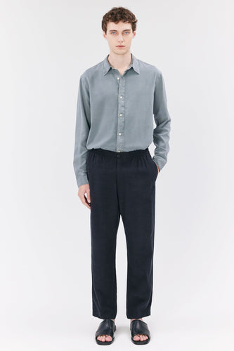 Elvine - Johanson Lyocell Linen - Dark Navy Hosen Elvine