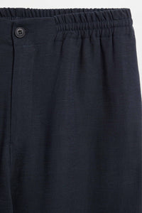 Elvine - Johanson Lyocell Linen - Dark Navy Hosen Elvine