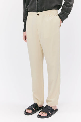 Elvine - Johanson Lyocell Linen - Beige Hosen Elvine