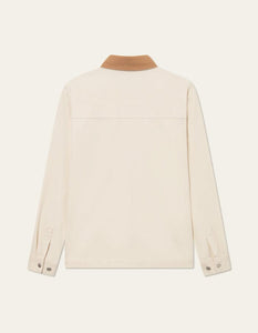 Les Deux - Layton Denim Overshirt 2.0 - Ivory Sweatshirts Les Deux