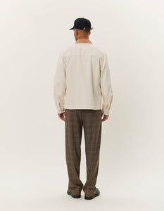 Les Deux - Layton Denim Overshirt 2.0 - Ivory Sweatshirts Les Deux
