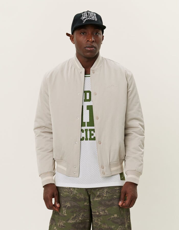 Les Deux - Tech Varsity Jacket - Light Sand Jacken Les Deux