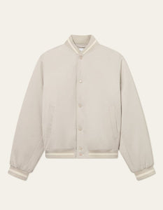 Les Deux - Tech Varsity Jacket - Light Sand Jacken Les Deux