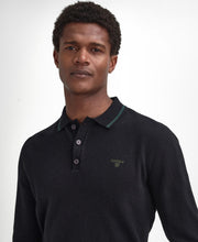 Laden Sie das Bild in den Galerie-Viewer, Barbour - Langarmshirt Nocton Knitted - Black Longsleeves Barbour
