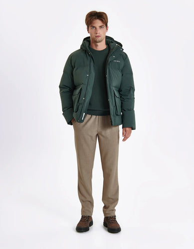 LES DEUX - Maddox Down Jacket 2.0 - Pine Green Jacken Les Deux