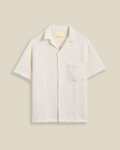 Portuguese Flannel - Net Shirt - Cream Hemden Portuguese Flannel
