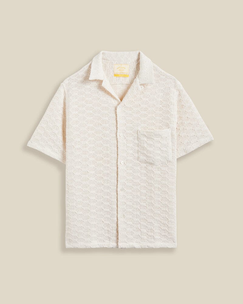 Portuguese Flannel - Net Shirt - Cream Hemden Portuguese Flannel