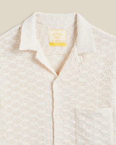 Portuguese Flannel - Net Shirt - Cream Hemden Portuguese Flannel