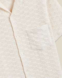 Portuguese Flannel - Net Shirt - Cream Hemden Portuguese Flannel