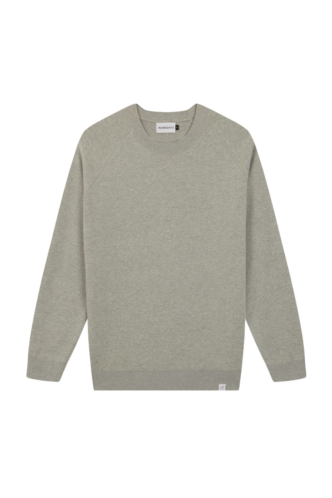 Nowadays - Signature Raglan Mouline Sweater - Celedon Green Sweatshirts Nowadays