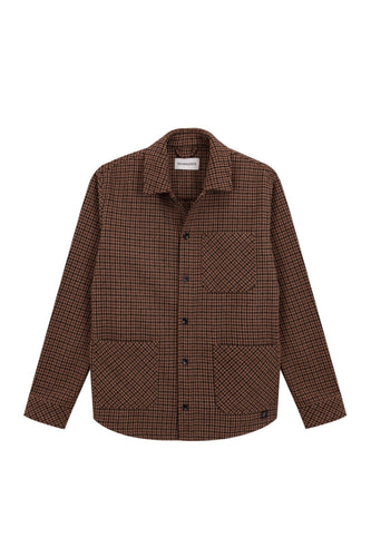 Nowadays - Houndstooth Overshirt - Multi Hemden Nowadays