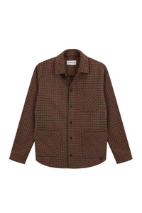 Nowadays - Houndstooth Overshirt - Multi Hemden Nowadays