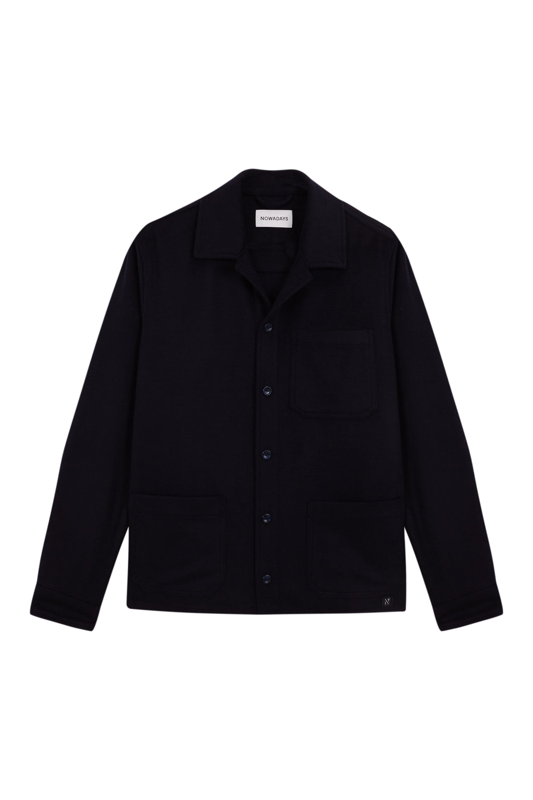 Nowadays - Wool Overshirt - Sky Captain Hemden Nowadays