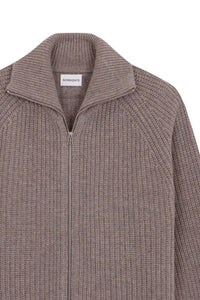 Nowadays - Sprinkle Zip Jacket - Almond Sweatshirts Nowadays