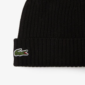 Lacoste - Beanie - Black Accessoires Lacoste