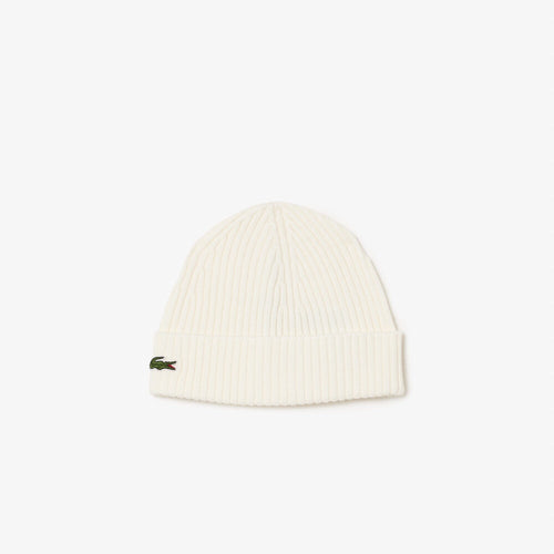 Lacoste - Beanie - White Accessoires Lacoste