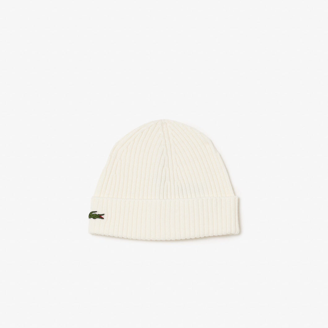 Lacoste - Beanie - White Accessoires Lacoste