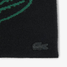 Laden Sie das Bild in den Galerie-Viewer, Lacoste - Krokodil Beanie - Black Accessoires Lacoste
