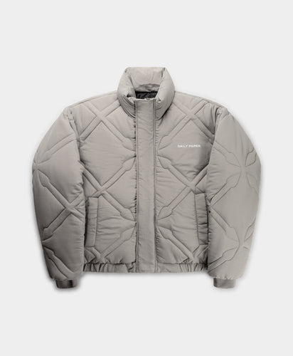 Daily Paper - Runako Puffer Jacket - Grey Flannel Jacken Daily Paper