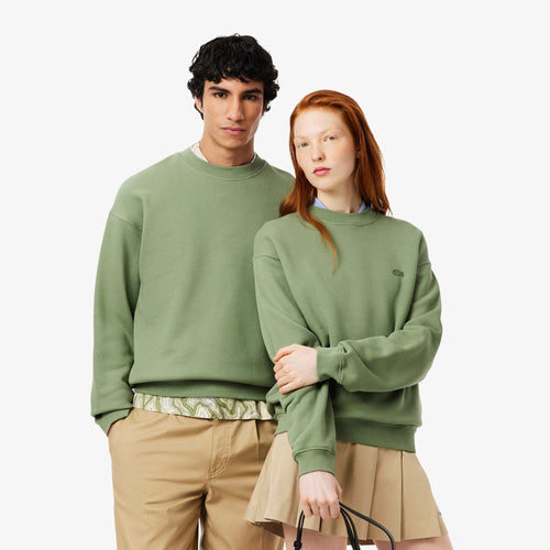 Lacoste - Fleece Sweatshirt - Green Pullover Lacoste