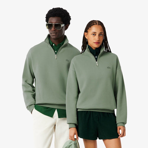 Lacoste - Fleece Half-Zip- Green Pullover Lacoste