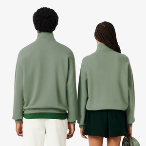 Lacoste - Fleece Half-Zip- Green Pullover Lacoste