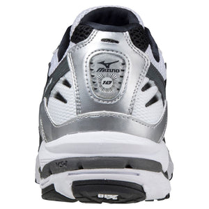 Mizuno - Wave Rider 10 - White/Silver/Black Schuhe Mizuno
