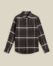 Laden Sie das Bild in den Galerie-Viewer, Portuguese Flannel - Spindle - Grey/olive check
