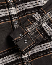 Laden Sie das Bild in den Galerie-Viewer, Portuguese Flannel - Spindle - Grey/olive check
