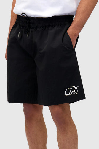 Arte Antwerp - Birds Logo Shorts - Black Hosen Arte Antwerp