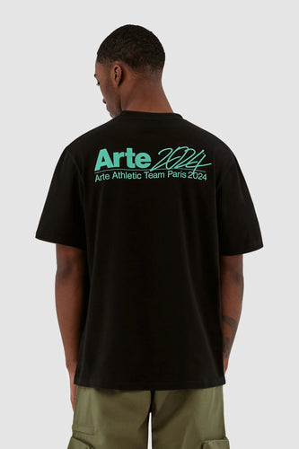 Arte Antwerp - Teo Back SS24 T-Shirt - Black T-Shirts Arte Antwerp