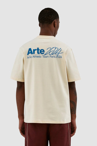 Arte Antwerp - Teo Back SS24 T-Shirt - Cream T-Shirts Arte Antwerp