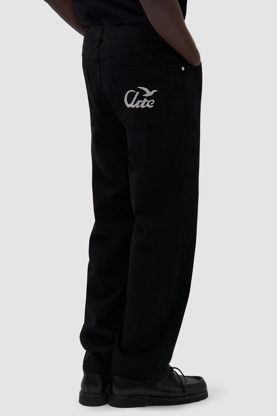 Arte Antwerp - Back Bird Pants - Black Hosen Arte Antwerp