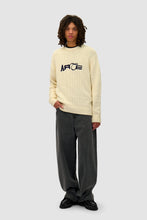 Laden Sie das Bild in den Galerie-Viewer, Arte Antwerp - Logo Knit Sweater - Cream Sweatshirts Arte Antwerp
