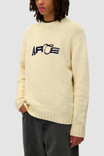 Laden Sie das Bild in den Galerie-Viewer, Arte Antwerp - Logo Knit Sweater - Cream Sweatshirts Arte Antwerp
