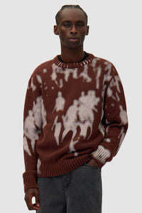 Arte Antwerp - People Knit Sweater - Brown Sweatshirts Arte Antwerp