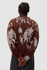 Arte Antwerp - People Knit Sweater - Brown Sweatshirts Arte Antwerp